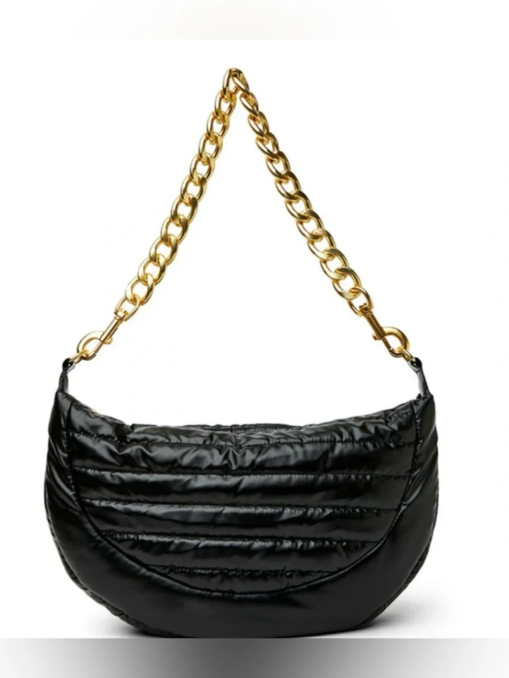 THINK ROYLN Elton Bag in Pearl Black‎ with Gold NIB
